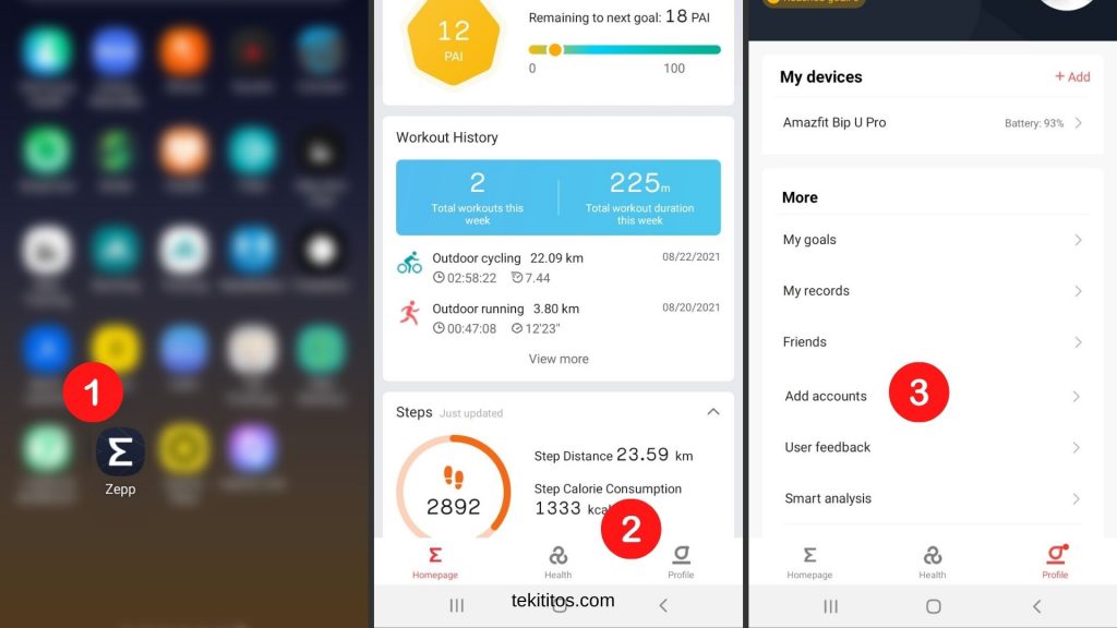 Xiaomi amazfit online strava